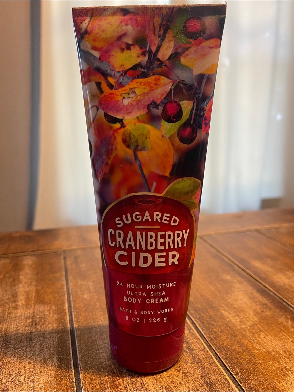 Bath & Body Works Sugared Cranberry Cider Ultra Shea Body Cream - Red